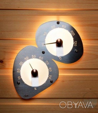 Термогигрометр Cariitti с подсветкой для бани и сауны
Термогигрометр - это высок. . фото 1