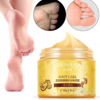 Відлущуючий гель-пілінг для ніг, крем Bioaqua для ніг Foot Care 180 г