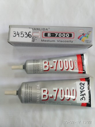 Клей-герметик B7000 (прозрачный для проклейки тачскринов восстановления электрон. . фото 9