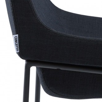 Обзор полубарного стула Comfy, цвет чёрный Полубарный стул Comfy (Комфи) - стиль. . фото 3