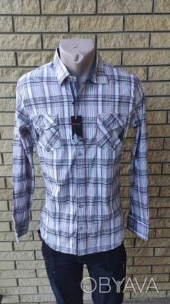 Рубашка мужская стрейчевая коттоновая высокого качества SPORTSMAN, Турция, 70% к. . фото 1