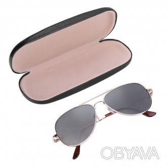 Шпионские стильные солнцезащитные очки с каплеобразными стёклами с зеркалом задн. . фото 1