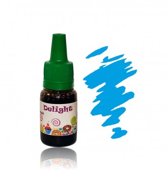Блакитний Рідкий харчовий барвник 10ml Delight.НА ВОДНІЙ ОСНОВІ!!! Кольори в асортименті.. Київ. фото 1 Блакитний Рідкий харчовий барвник 10ml Delight.НА ВОДНІЙ ОСНОВІ!!! Кольори в асортименті.. Київ. фото 1