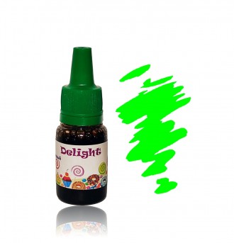 Салатовий Рідкий харчовий барвник 10ml Delight.НА ВОДНІЙ ОСНОВІ!!! Кольори в асортименті.. Київ. фото 1 Салатовий Рідкий харчовий барвник 10ml Delight.НА ВОДНІЙ ОСНОВІ!!! Кольори в асортименті.. Київ. фото 1