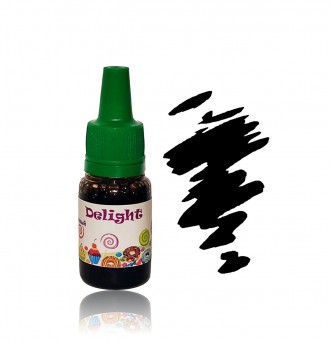 Чорний Рідкий харчовий барвник 10ml Delight.НА ВОДНІЙ ОСНОВІ!!! Кольори в асортименті.. Київ. фото 1 Чорний Рідкий харчовий барвник 10ml Delight.НА ВОДНІЙ ОСНОВІ!!! Кольори в асортименті.. Київ. фото 1