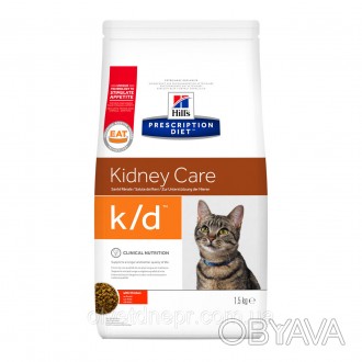 Hill's Prescription Diet k/d корм для кошек помогает продлить жизнь и значительн. . фото 1