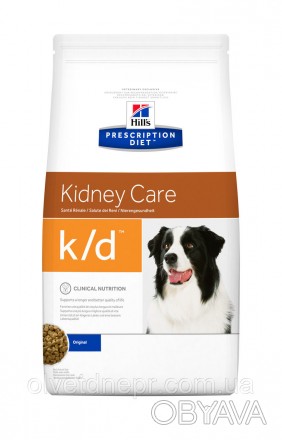 Hill's Prescription Diet k/d корм для собак — повноцінний дієтичний раціон для п. . фото 1