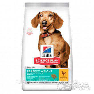 Корм для дорослих собак малих та мініатюрних порід HILL’S SCIENCE PLAN Perfect W. . фото 1
