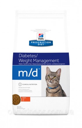 Лікувальний корм Хілс m/d для котів hill's Prescription Diet m/d Diabetes/Weight Management 5 кг. Дніпро. фото 1 Лікувальний корм Хілс m/d для котів hill's Prescription Diet m/d Diabetes/Weight Management 5 кг. Дніпро. фото 1