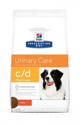 Hill's Prescription Diet c/d Multicare Urinary Care корм для собак з куркою 12 кг. Дніпро. фото 1 Hill's Prescription Diet c/d Multicare Urinary Care корм для собак з куркою 12 кг. Дніпро. фото 1