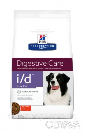 Hill's Prescription Diet i/d Low Fat корм для собак - высокоусвояемый рацион с н. . фото 1