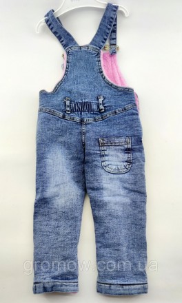 
Турецький комбінезон для дівчинки. Зроблений з легкої джинсової тканини. По ком. . фото 3