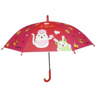 Уценка. Зонтик детский, красный - маленькие царапины на пленке. Борисполь. фото 1