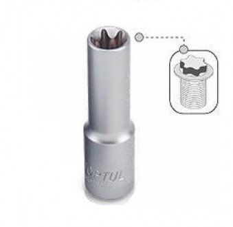 Головка-звездочка длинная TOPTUL 1/2" E14 BAEH1614. Харків. фото 1 Головка-звездочка длинная TOPTUL 1/2" E14 BAEH1614. Харків. фото 1