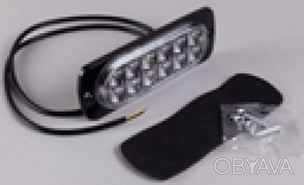 LED-12LEDflashLight
Стробоскоп LED 12В/24В (12 Led диодов - 2 ряда) 112х41х10мм . . фото 1