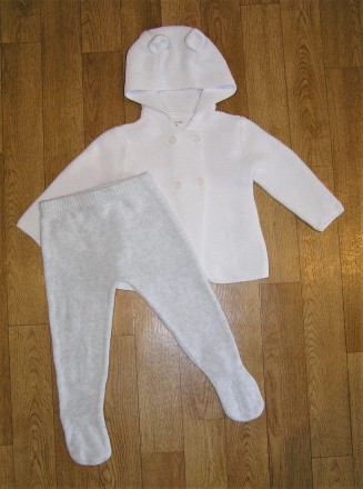 Комплект одежды для малыша 6-9 месяцев, 74 см, 9 кг, 100% хлопок.
Кофта - Prima. . фото 3