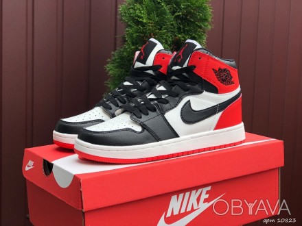 Кроссовки Nike Air Jordan 
Материал:прессованная кожа
Подошва:резина(прошита)
Се. . фото 1