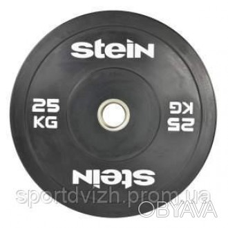 Бамперные диски для штанги Stein 
	Бамперные диски (бампера, диски для кроссфита. . фото 1