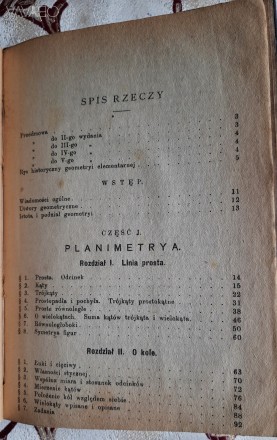 Геометрія середньої школи - Ян Зідлер (польською) 1918, 315 стор
 Ремонтована. . . фото 6
