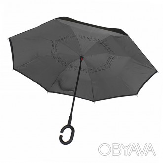 Оригинальный зонт обратного сложения - ваша защита во время дождя
Кто не мечтал . . фото 1