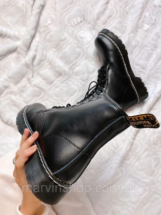 Женские ботинки черные зимние Dr. Martens 
Dr. Martens — это лучшая обувь в мире. . фото 7