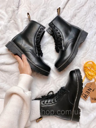Женские ботинки черные зимние Dr. Martens 
Dr. Martens — это лучшая обувь в мире. . фото 4
