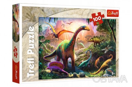 
Пазли -(100 елм.) - 16277 "Планета динозаврів" / Trefl Детальніше тут: https://. . фото 1