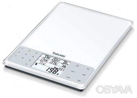Весы кухонные BEURER DS 61 DS 61 Современные диетологические весы - умный помощн. . фото 1