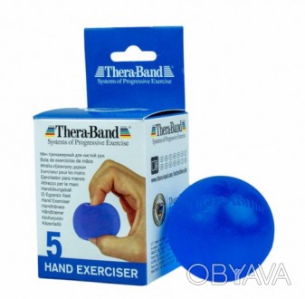 М'яч тренажер для розробки кисті Thera-Band Оригінальний м'яч TheraBand, виробни. . фото 1