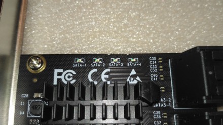 Адаптер из PCI Express х1 в sata3.
Решает вопрос отсутствия или нехватки портов. . фото 5