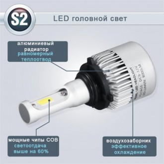 Світлодіодні автомобільні лампи Лід Led h1/h3/h7/h4
В наявності є всі цоколя! Сп. . фото 6