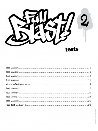 Книга электронная Full Blast 2 tests
Книга з тестами, для вчителя. 35 сторінок.. . фото 3