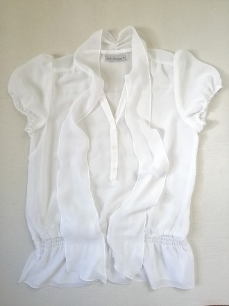 Блузка блуза кофта кофточка рубашка
Длина изделия 60 см
Обхват груди 90  см.
. . фото 4