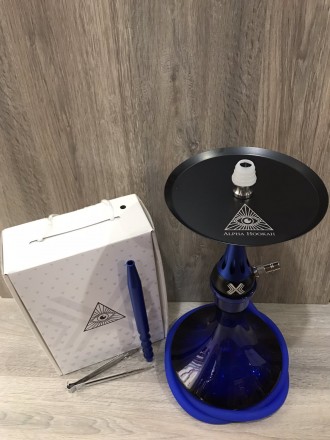 Кальян Alpha Hookah Model X Синий (351530). Благовещенское. фото 1 Кальян Alpha Hookah Model X Синий (351530). Благовещенское. фото 1