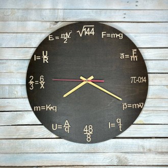 Часы настенные для учителя физики и математики.
Характеристики:
✔ Материал: фане. . фото 3