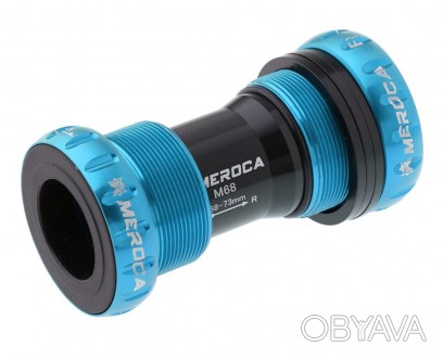 Каретка Meroca BB52 Hollowtech II, синяя
• Каретка для шатунов с интегрированной. . фото 1