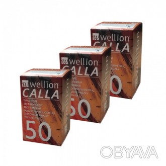 
Wellion Calla Light 150 шт. - доступный комплект из полусотни тестовых полосок,. . фото 1