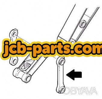 Тяга рукояти (левая) для экскаватора JCB JS220. Используется на всех типах рукоя. . фото 1