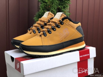 Кроссовки мужские зимние рыжие New Balance 754