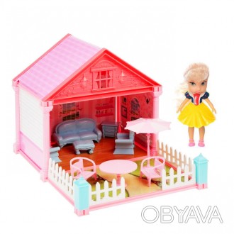 Детский функциональный домик для кукол VC6011A-D, выполненный из экологически чи. . фото 1