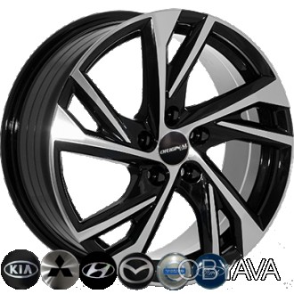 Диски литые R17 PCD5x108 на Ford, Land Rover, Volvo ZF FE183 BMF ET50 DIA63.4 7.. . фото 1