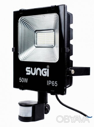 Светодиодный прожектор SUNGI 50W з датчиком
Світловий потік: 4000 Lm
Енергоеффек. . фото 1