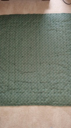 одеяло-покрывало ручной работы в стиле печворк, утепленное, легкое.Размер 114х10. . фото 4