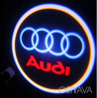 Логотип подсветка двери AUDI Lazer door logo light AUDI. . фото 1