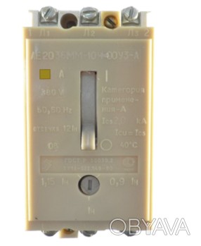 Автоматичний вимикач АЕ 2036 мм-10н 4А000029660. . фото 1