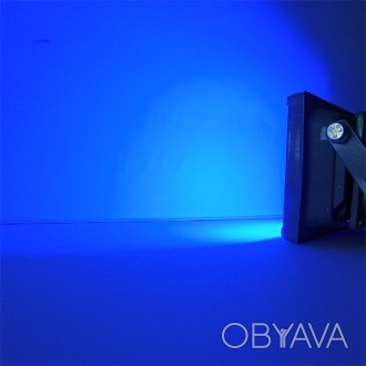 LED прожектор 100 Вт синий IP66 – это мощный современный энергосберегающий свето. . фото 1