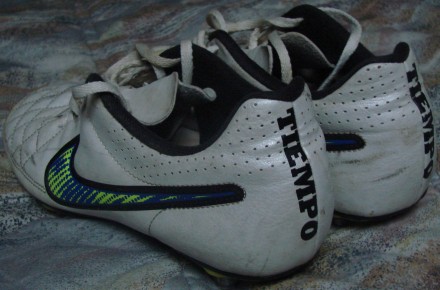 Бутси Nike Tiempo. Розмір 40 (25 см). Шкіряні. Made in Vietnam.. . фото 3