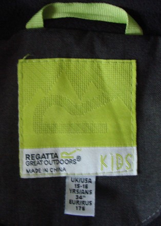 Куртка демісезонна Regatta (Great Outdoors). Made in China.
Ріст - 164-176 см. . . фото 5