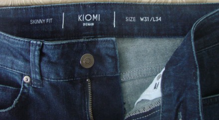 Джинси Kiomi Denim, Slim Fit, Size W 31 / L 34.
Нові, оригінал, придбані в Німе. . фото 3