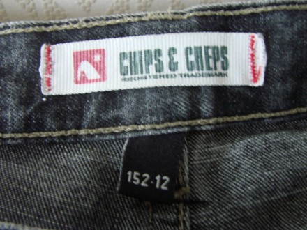 Джинси Джинси Chips & Cheps (for C&A), вживані, ріст 152 см. 100% cotton. . фото 5